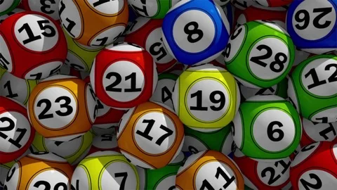 3D lottery balls | Stock Video | Pond5