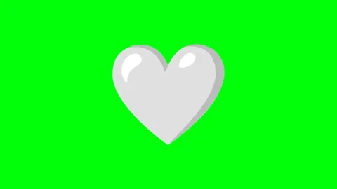 3D Love Icon Green Screen Animation Stock Footage 337924311