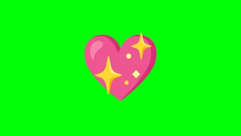 3D Love Icon Green Screen Animation Stock Footage 337924850