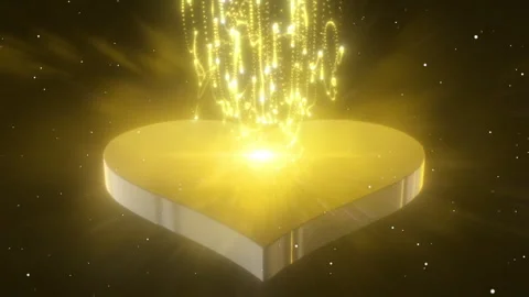 3D Love Symbol with Particle effect 스톡 동영상 290777479