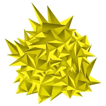 3D Low polygon geometry background. Abstract polygonal geometric shape. Lowpo Stock Illustration