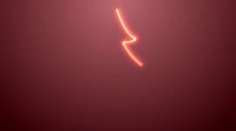 3D luminous christmas tree on red background Stock Footage 57652620
