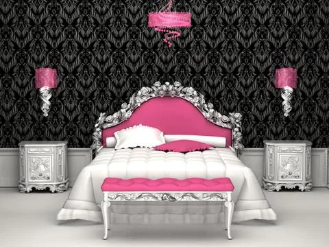 3D Luxury Interior 1 Stock Illustration