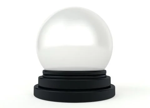 3d magic crystal ball Illustration