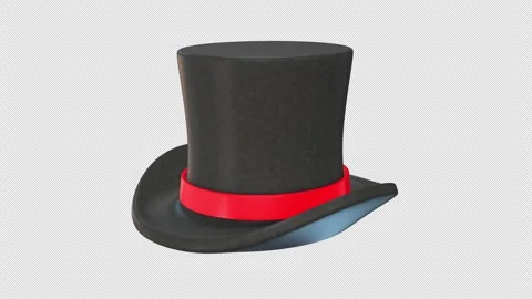3D Magic Hat Rotating on a Transparent Stock Video Pond5