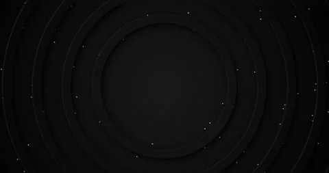 3d magic matte black animated background with golden little stars. Stock Footage 142385790