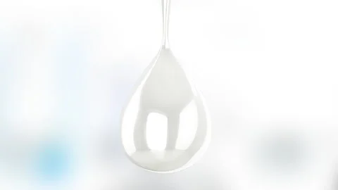 3D Magic Serum bubble through the skin layer and reduce up saggy skin of the  Stock Footage 224123056