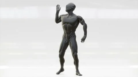 3d male dancing Samba Stock Footage 132602035