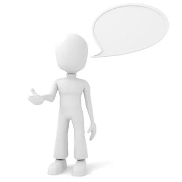 3d man, conference Stock Illustration