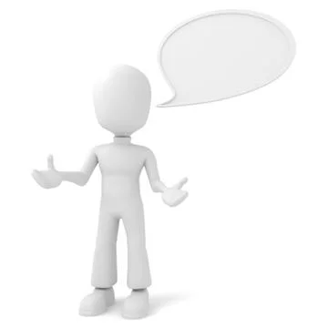 3d man, conference Stock Illustration