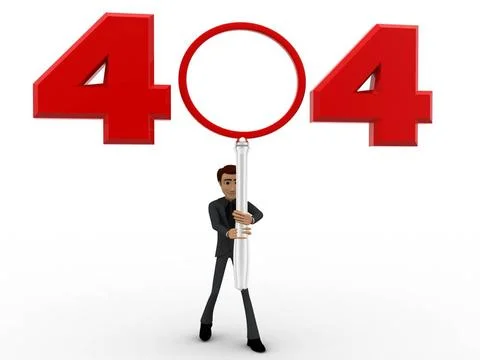 3d man man with 404 error number concept 3d man man with 404 error number ... Stock Photos