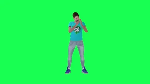 3d man smoking isolated front angle green screen 스톡 동영상 252662702