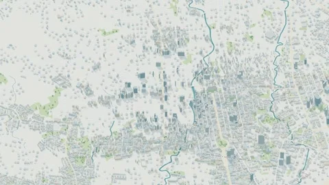 3D map animation of Cebu City in Philipp... | Stock Video | Pond5