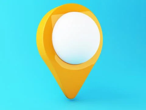 3d map pointer. 스톡 일러스트