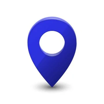 3d map pointer pin Stock Illustration