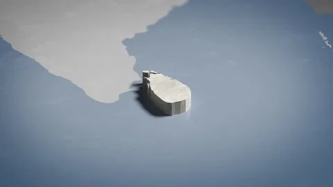 3D Map Sri Lanka, Sri Lankan, Colombo, Asia, 4K Stock Footage 336118314