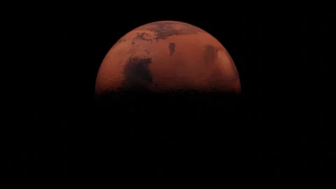 3D Mars Planet Animation Video stock 310036695
