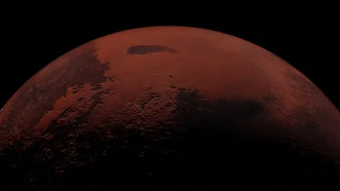 3D Mars Planet Animation Video stock 310036699