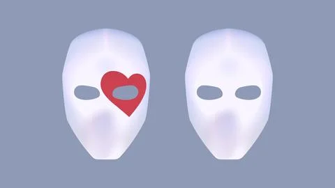 3D Mask design Illustrazione stock