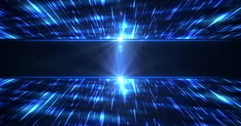 3d matrix data flow cybersecurity speed trails. Flying through futuristic s.. Stock Illustration