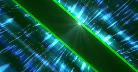 3d matrix data flow cybersecurity speed trails. Flying through futuristic s.. Stock Illustration