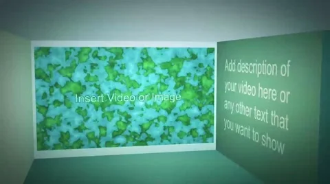 3D Maze Gallery Video Slideshow Stock After Effects