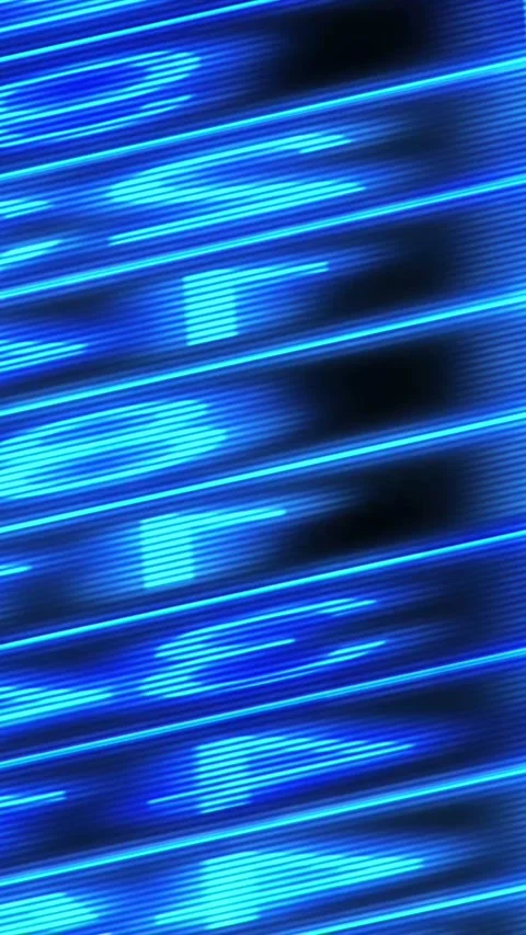 3D Maze of Streaming Data: Futuristic Animated Digital Data Flow Video stock 284472100