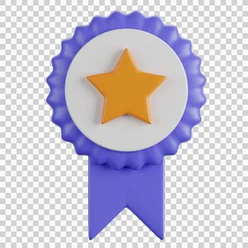 3d Medal Icon Stock Illustration