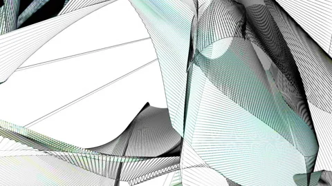 3d Mesh Noise Colored Disterted Glitch Screen Background Stock Footage 119529872