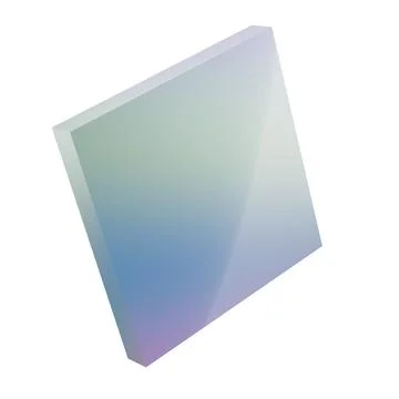 3d metal rectangle abstract geometric shape podium. Realistic glossy gradient 스톡 일러스트