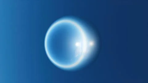 3d metal sphere Illustrazione stock