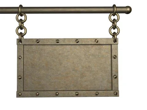 3d metal tablet Stock Illustration