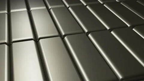 3d metallic Cubes Background. Metal cube pattern. Stock Footage 155240003