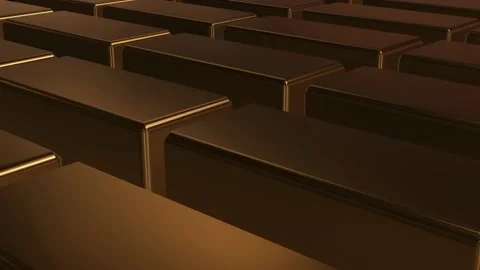 3d metallic Cubes Background. Metal cube pattern. Video stock 155240008