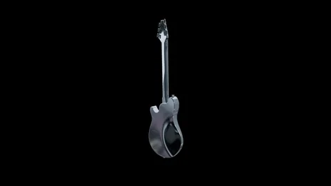 3D Metallic Guitar Bass loop Stock Footage 280595875