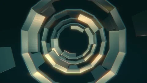 3d Metallic Portal Stock-Footage 207230235