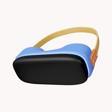 3d metaverse virtual glasses. Internet of things concept with wireless Stock Illustration