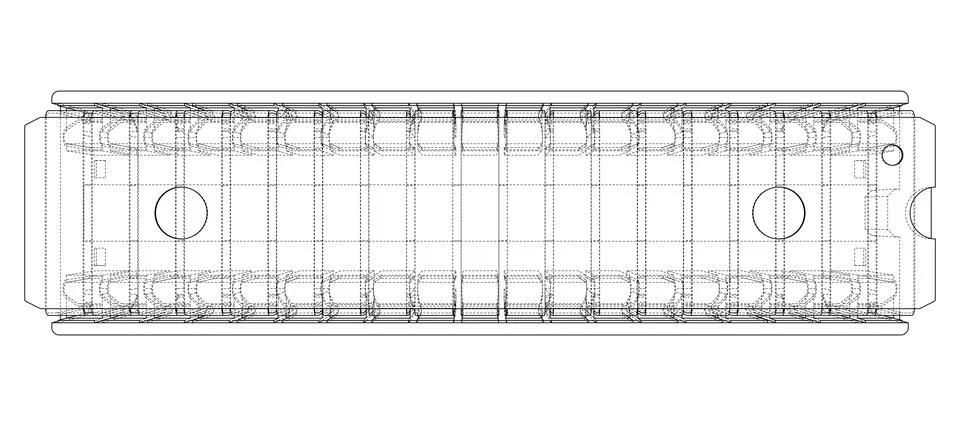 3D microchip. 3d illustration Stock Illustration