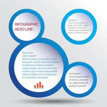 3d Minimal infographics. Vector Stock Illustration