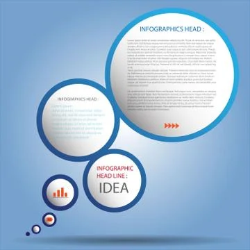 3d Minimal infographics. Vector Stock Illustration