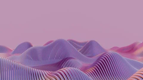 3D minimalist design featuring a retro wave, merging modern aesthetics with n 스톡 일러스트