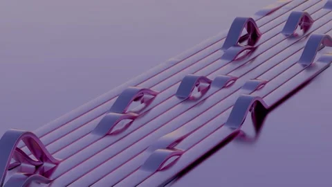 This 3D minimalist design presents a backdrop composed of sleek lines, offeri Stock Footage 297694507