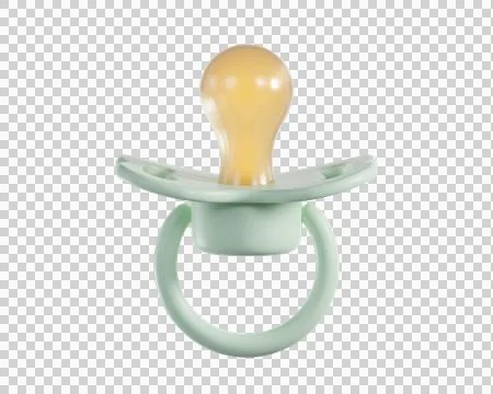 3d Mint Green Baby Pacifier Stock Illustration