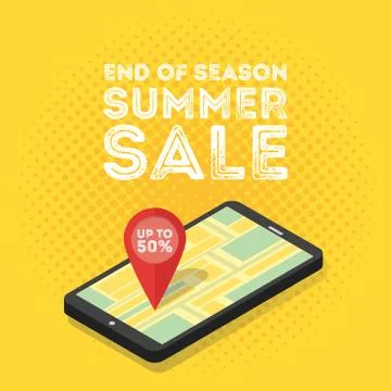 3d mobile digital marketing concept. Illustrazione stock
