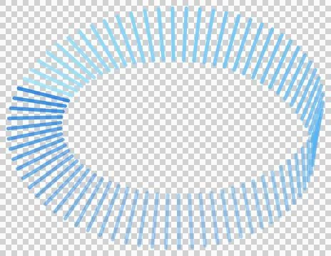 3d mobius loop band transparent PNG design element Фото