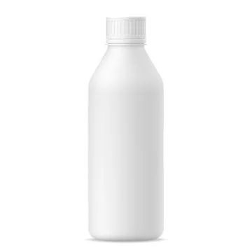 3d mock up of plastic bottle with lid Stock Illustration