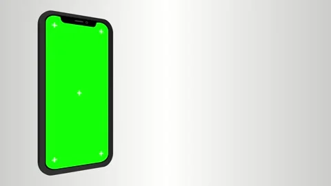 3D Mockup Smartphone with Tracking Markers on White Background Video stock 277307410