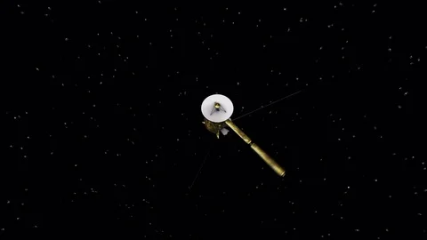 3D model animation of Cassini, satellite Saturn mission . Elements of this image Video stock 84139697