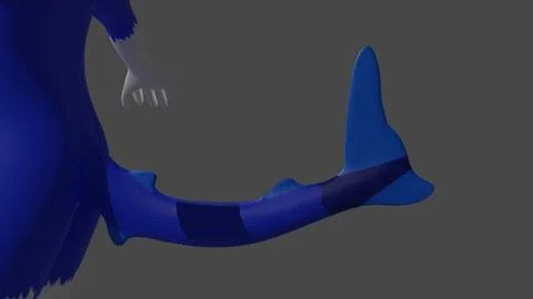 3D Model Blue Furry ~ 3D Model ~ Download #256138066 | Pond5