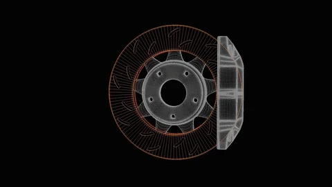 3D model of brake disc Vidéo 116361819